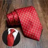 ネクタイは、幾何学デザインの男性用メンズネクタイのイーストエピックシルクプリントネクタイをフォーマルな機会のためのファッショナブルなネクタイを備えたビジネススーツL240313