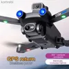 Drones S136 pliable RC quadrirotor avec caméra GPS 4K Drone professionnel photographie aérienne évitement d'obstacles sans brosse Dron jouet 24313