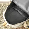 EnoPella Zaino da donna in nylon impermeabile moda per ragazze Borsa da viaggio per studenti ad alta capacità BookBag Borsa per laptop nera da uomo 240304