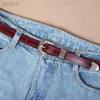 Gürtel Damen Vintage Leder Schnalle Taillengürtel Bund Echtleder Rindsledergürtel 1,8 cm ldd240313