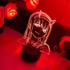 Anime Zero Two Figure 3d lampe veilleuse enfants enfant filles chambre décor lumière Manga cadeau veilleuse lampe Darling In The Franxx 202469