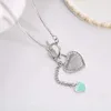 2024 Дизайнерское ожерелье в форме сердца из стерлингового серебра 925 пробы, золото и серебро, роскошное модное женское ожерелье, подарок на День святого Валентина
