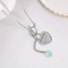 2024 Collar de corazón de diseñador Plata de ley 925 Oro y plata Collar de moda de lujo para mujer Regalo del día de San Valentín