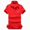 Brand Men's Polos Tshirts Summer para wielokolorowa hafty haftowe luźne okrągłe szyję bawełniane polo ralphs