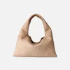 Designers designed soft leather underarm 2024 large and new bag tote bag with a large capacity of hand woven shoulder for women