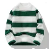 Erkek Sweaters Ailesi Noel Noel Süvari Erkekler Sakiller Kış Sıcak Kırak Kadın Jersey Jumpers Kaba Yün Triko Adam Sweatshirt