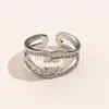 Luksusowy projektant Pierścień 18k złota na kobiety mężczyzn Pierścień Pierścień Pierścionek Klasyczny pierścionek z kryształów pierścień mody