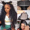 Synthetic Wigs Synthetic Wigs Glueless Wigs Hair PrePlucked Cut 5x5Deep Wave Closure Wigs Deep Curly Lace Front 3 Seconds to Wear for ldd240313