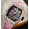 Reloj Antiguo RM Reloj Athleisure Reloj Rm57-03 Original Diamante Oro Rosa Crystal Dragon Edición Limitada Ocio RM5703