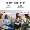 Dispositivo di traduzione rapida delle lingue Assistente per l'apprendimento della traduzione multilingue in tempo reale bidirezionale