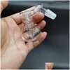 Cachimbos de fumar Tigela de coletor de cinzas de vidro para Tornado Hookahs Bong Dab Rigs 14mm 18mm Dois tamanho conjunto cabaça forma percolador downstem com f dhs6j