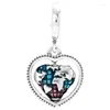 Loose Gemstones Shooting Star Puzzle Piece Hearts Splittable Friendship Pendant Bead 925 Sterling Silver Charm Fit Europe Bracelet DIY