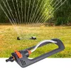 Arroseurs Arroseur de jardin oscillant Pulvérisateur d'eau oscillant à 4 modes avec buse à 19 trous pour le refroidissement du site/pelouse/irrigation agricole