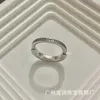 Tasarımcı Kilit Ring Tiffay ve Co S925 Gümüş Minimalist Premium 18K Gül Altın