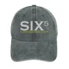 Berets Six 5 Credmoor Cowboy Hat Cosplay Man Man Cap Snapback Sunscreen Męs