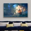 Paintings Thousand Sunny Ship Anime Manga Poster Framed Wooden Frame Canvas Wall Art Decoration Prints Dorm Home Bedroom Decor Pai264h