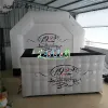 Gazebos 내구성있는 맞춤형 풍선 키오스크 부스, 광고 팽창 식 바 텐트 모델, 아치 로고 백 그라운드 DJ 벽 인쇄