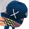 Nieuwe Hip-Letter X Platte Hoed Baseball Cap Hiphop Pet chapeau homme hoed petten de basketbal #t226y