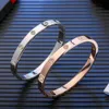 screw bracelet bangle cartlies bracelet Titanium Steel Furnace Gold Titanium Steel Bracelets for Men Women Valentines Day Bracelets Hot Selling in Indonesia