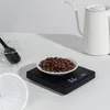 TimeMore Store Black Mirror Basic Up Digital Coffee Food Kitchen Scale With Time USB Light Weight Mini Digital Scale 240228