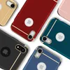 Caseist Luxury 3 w 1 powlekane galwaniat ramka Ultra cienki, szczupły twardy komputer bez poślizgu matowy odporny na wstrząsy okładki obudowy telefonu komórkowego dla Apple iPhone 15 14 13 12 11 Pro Max xs 8 7 Plus