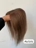 100％人間の髪のトッパー13*13cm大型スイスベースヘアトッパー女性用トッパーヘアエクステンションのクリップ