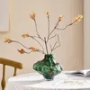 Vasi Creatività Vasi per piante Vaso di vetro con crepa di ghiaccio Decorazione floreale trasparente Decorativo per la casa per la decorazione della stanza di lusso