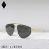 Sonnenbrille 2024 Big Square Frauen Marke Shades Progressive Spiegel Metall Farbe Sonnenbrille Für Weibliche Modedesigner