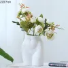 Vase Body Art Nude Vase Bust Bust Body Figures植木鉢人工花装飾花のアレンジメントデスク装飾アートワークの花瓶