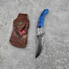 Camping Hunting Knives New Arrival Ladies Foldable Pocket Hunting Outdoor Tourist Knife Fruit Cutter Wood Handle Survival Rescue Tool EDC Multicolor 240315