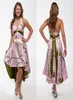 Halter Pink Camo High Low Camouflage Sukienki druhny 2020 Custom Tree Krótki Drzewo Plus Formal Honor of Maid Guest Formal WE5143521