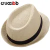 2017 Fashion Unisex Sun Hat Men Bone Ladies Summer Straw Hat Beach UV Protection Dad Cap Leisure Chapeau Panama women264D