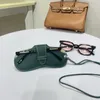 Brillenetui Damen Leder Weiche Brillentasche Mode Tragbare Sonnenbrillenbox Tasche Zubehör Brillenetui Sonnenbrillenbox