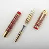 Jinhao Century 100 Stylo plume Galvanoplastie en or véritable Stylos à encre creuse Écriture en douceur F Nib pour les affaires de bureau scolaire 240229