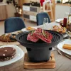 Grills Mini Barbecue de Style japonais avec brûleur à Base de bois, poêle à alcool créatif pour la maison, outils de cuisine en plein air pour la viande