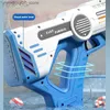 Sand Play Water Fun Gun Toys Summer Fully Automatic Electric Water Gun Rechargeable Long-Range Continuous Firing Space Party Game Splashing Kids Toy Boy Gift