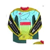 Ropa de motocicleta 2021 Jersey de motocicleta Traje de carreras Men039S Camisa larga Offroad Bike Speed ​​Rendirse Poliéster Manga de secado rápido8530 OT6NR