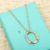 Designer pendant necklaces men and women pendant necklaces U-shaped thick chain with diamonds fashion luxury lock necklaceHoliday Gift 2 colors available