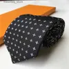 ترابط الرقبة 2024 New Men Fashion Silk TIE ٪ Designer Necktie Jacquard الكلاسيكية المنسوجة المصنوعة يدوياً لحفل الزفاف غير الرسمي والرقبة التجارية مع L240313 الأصلي