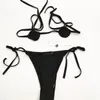 Klassisk bikini set badkläder kvinnor med brev chian baddräkter bikini set mode sommarlov strandstil vind 20611 20612