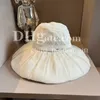 Summer Hats Wide Brimmed Bucket Hat Designer Ruffled Hat For Ladies Outdoor Sunscreen Hat Travel Vacation Sun Protection Caps