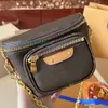 Designerskie torby w talii 23SS Mini Bombag Ladies Luksusowa torba na pasek Crossbody Męs