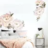 Adesivos flor da vida adesivo de parede para decoração do quarto diy arte decalques de parede para quartos infantis flores adesivos