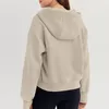 Women's Coat 2024 New Fashionable Women's Autumn and Winter Zippered Long Sleeved Loose Hooded Hoodie