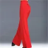 Temperament And Dancing Trousers Womens Fashion Latin Dance Pants For Modern Ballroom WideLeg 240309