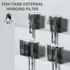 Acessórios 110v 220v aquário submersível 3 em 1 filtro externo pendurado filtro de energia do tanque de peixes cachoeira filtro de bomba de ar de aquário externo