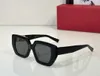 Популярные солнцезащитные очки для женщин и мужчин 2238 Летняя дизайнерская мода CR-39 Cateye Styles Anti-Ultraviolet Retro Plate Acetate Hexagon Hexagon