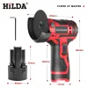 Polijsters Hilda 12V Vinkelkvarn 12000 rpm med uppladdningsbar litium batteri trådlös polering Hine Diamond Cutting Grinder Power Tool