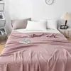 Comforters sets Waffle Plaid Muslin Cotton Blankets for Beds Solid Towel Quilt Car Nap Couch Sofa Throw Blanket Home Bed Cover Sheet Bedspreads YQ240313