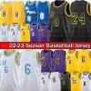 Custom Men Women Youth Los Angeles''Lakers''3 Davis 6 jaMes 23 Lebron Basketball 8 24 Mens brYant Yellow City Shorts Black Mamba Edition Jerseys
